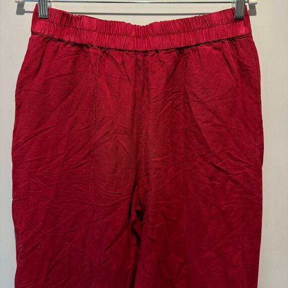 🍁Young Fabulous and Broke Linen Blend Slouchy Straight Leg Relaxed Pants Trouser - Picture 5 of 13